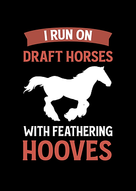 Draft Horses With