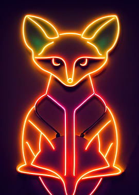 Neon fox