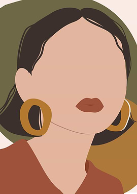 Erotic Minimal women face