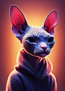 Cute Sphynx