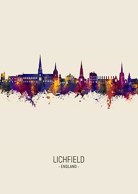 Lichfield Skyline England