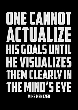 Visualizes The Goals