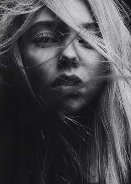 Demure and windswept