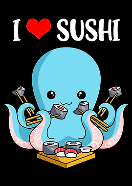 Kawaii Octopus Sushi Lover