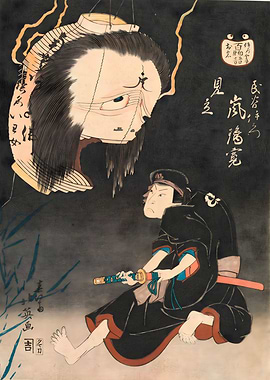 Ukiyo e Kabuki Actor
