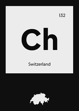 Switzerland Country Map