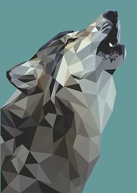 animal portrait wolf