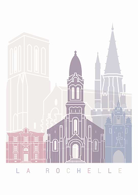 La rochelle skyline