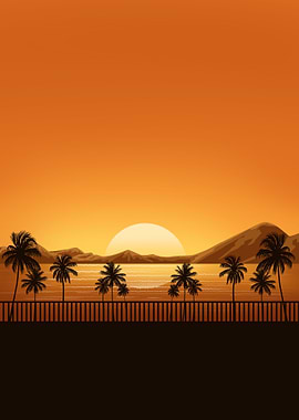 Sunset On The Street