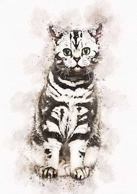 British shorthair kitten