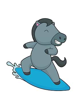 Horse Surfer Surfboard