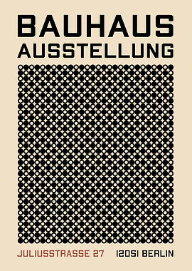 Geometric Bauhaus Poster