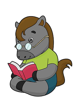 Horse Nerd Glasses Book