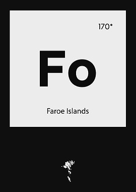 Faroe Islands Country Map