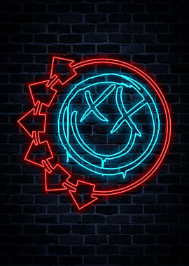 Blink 182 Neon Logo