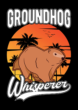 Groundhog Day Marmot Woodc