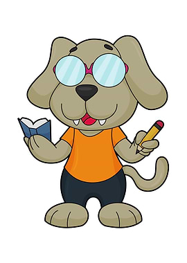 Dog Nerd Glasses Book