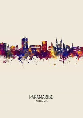 Paramaribo Skyline