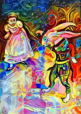 Alice and White Rabbit