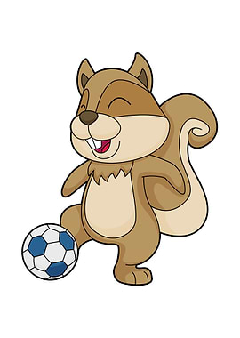 Squirrel Soccer Sports