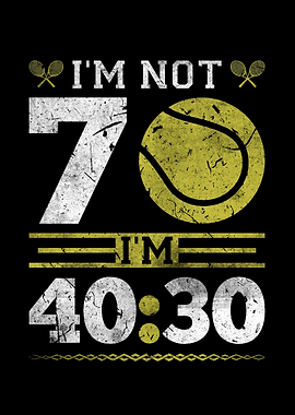 70 Years Old Tennis Player