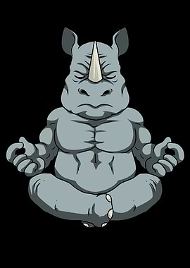 Rhino Gift Meditation Yoga