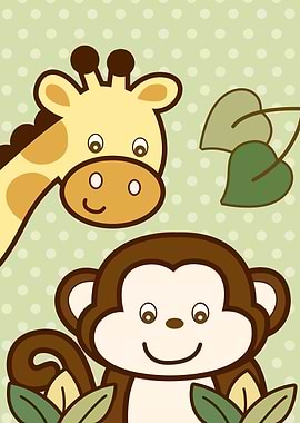 Zoo Animal Kids Baby Frame
