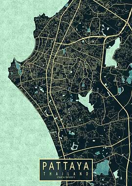 Pattaya City Map Summer