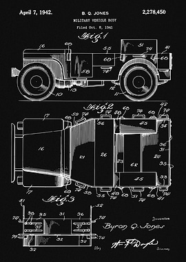 Military Car Patent