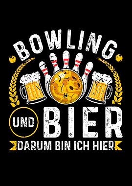 Bowling Bier Kegeln