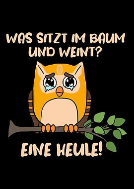 Owl German Quote