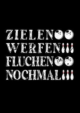 Zielen Werfen Bowling