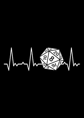 Heartbeat 20 Sided Dice