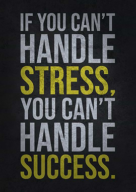 Handle Stress vs Success