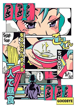 Anime Girl Ramen Comics