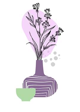 Lavender Minimalist Gard