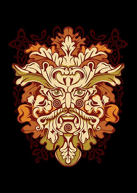 Irish Celtic Green Man