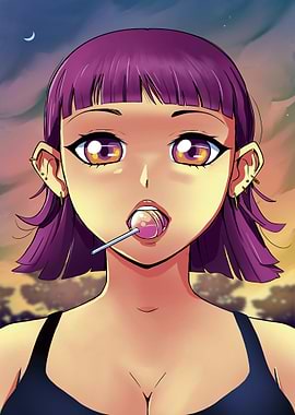 Lollipop Anime Girl