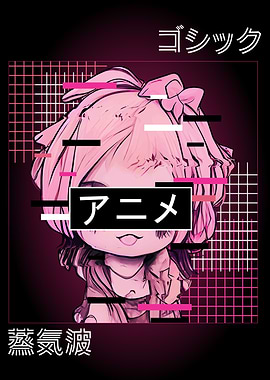 Pink Horror Vampire Chibi