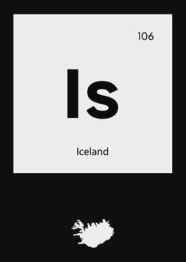Iceland Country Map