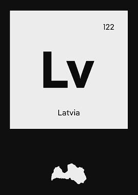 Latvia Country Map