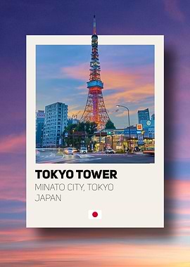 Tokyo Tower Polaroid