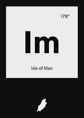 Isle of Man Country Map