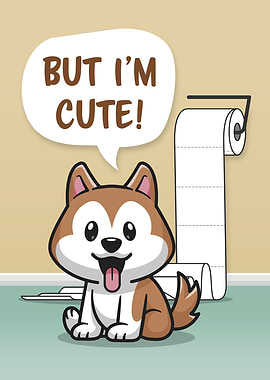 Funny Messy Dog Bathroom 2