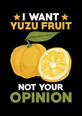 Yuzu Fruit Saying
