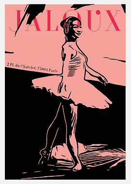 Vintage Ballerina Poster