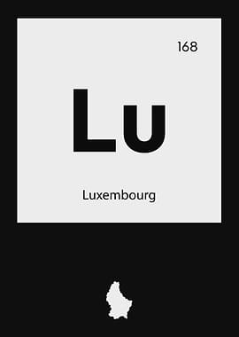 Luxembourg Country Map