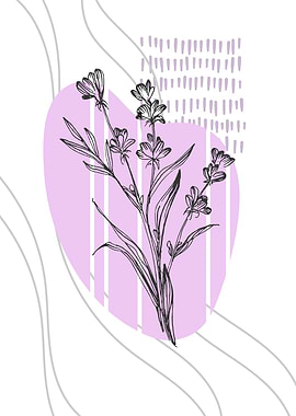 Lavender Minimal Contemp