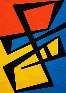 GEOMETRIC ABSTRACT 440B