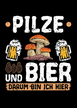 Pilze Bier Pilzsammler